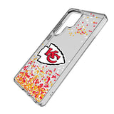 Kansas City Chiefs Confetti Clear Phone Case for Samsung Galaxy