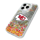 Kansas City Chiefs Confetti Glitter Phone Case for Apple iPhone