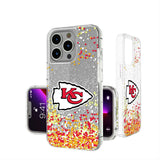 Kansas City Chiefs Confetti Glitter Phone Case for Apple iPhone