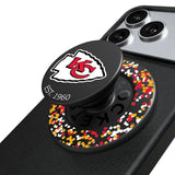 Kansas City Chiefs Confetti PopSockets Magnetic Phone Grip and Stand