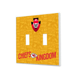 Kansas City Chiefs Deco Hidden-Screw Light Switch Plate