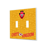 Kansas City Chiefs Deco Hidden-Screw Light Switch Plate