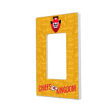 Kansas City Chiefs Deco Hidden-Screw Light Switch Plate