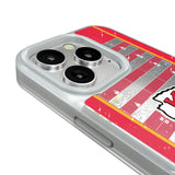 Kansas City Chiefs Field Glitter Phone Case for Apple iPhone