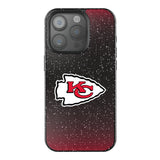 Kansas City Chiefs Linen Black Bling Phone Case for Apple iPhone