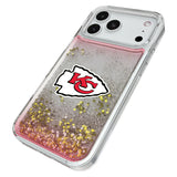 Kansas City Chiefs Linen Glitter Phone Case for Apple iPhone
