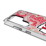 Kansas City Chiefs Paisley Clear Phone Case for Samsung Galaxy