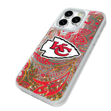 Kansas City Chiefs Paisley Glitter Phone Case for Apple iPhone