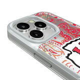 Kansas City Chiefs Paisley Glitter Phone Case for Apple iPhone
