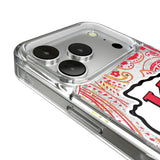 Kansas City Chiefs Paisley Glitter Phone Case for Apple iPhone