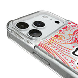 Kansas City Chiefs Paisley Glitter Phone Case for Apple iPhone