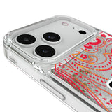 Kansas City Chiefs Paisley Glitter Phone Case for Apple iPhone