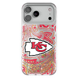 Kansas City Chiefs Paisley Glitter Phone Case for Apple iPhone