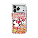 Kansas City Chiefs Paisley Glitter Phone Case for Apple iPhone