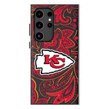 Kansas City Chiefs Paisley MagSafe Compatible Phone Case for Samsung Galaxy
