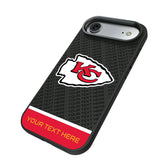 Kansas City Chiefs Personalized EndZone Plus Bump Phone Case for Apple iPhone