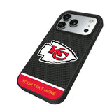 Kansas City Chiefs Personalized EndZone Plus Bump Phone Case for Apple iPhone