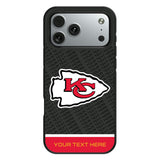 Kansas City Chiefs Personalized EndZone Plus Bump Phone Case for Apple iPhone