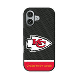 Kansas City Chiefs Personalized EndZone Plus Bump Phone Case for Apple iPhone