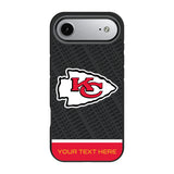 Kansas City Chiefs Personalized EndZone Plus Bump Phone Case for Apple iPhone