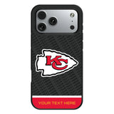 Kansas City Chiefs Personalized EndZone Plus Bump Phone Case for Apple iPhone