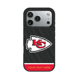 Kansas City Chiefs Personalized EndZone Plus Bump Phone Case for Apple iPhone