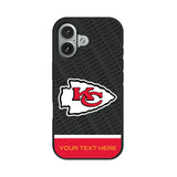 Kansas City Chiefs Personalized EndZone Plus Bump Phone Case for Apple iPhone