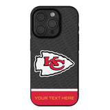 Kansas City Chiefs Personalized EndZone Plus Bump Phone Case for Apple iPhone