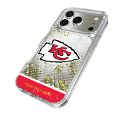 Kansas City Chiefs Personalized EndZone Plus Glitter Phone Case for Apple iPhone