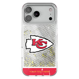 Kansas City Chiefs Personalized EndZone Plus Glitter Phone Case for Apple iPhone