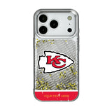 Kansas City Chiefs Personalized EndZone Plus Glitter Phone Case for Apple iPhone