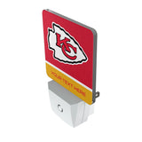 Kansas City Chiefs Personalized Endzone Solid Night Light 2-Pack
