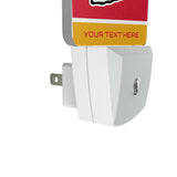Kansas City Chiefs Personalized Endzone Solid Night Light 2-Pack