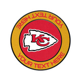 Kansas City Chiefs Personalized Endzone Solid PopSockets Magnetic Phone Grip and Stand