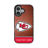Kansas City Chiefs Personalized Football Bump Phone Case for Apple iPhone