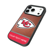 Kansas City Chiefs Personalized Football Bump Phone Case for Apple iPhone