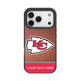 Kansas City Chiefs Personalized Football Bump Phone Case for Apple iPhone