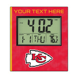 Kansas City Chiefs Personalized Hatch Wall Clock