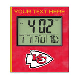 Kansas City Chiefs Personalized Hatch Wall Clock