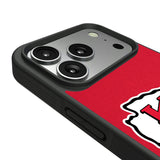 Kansas City Chiefs Personalized Stripe Bump Phone Case for Apple iPhone