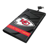 Kansas City Chiefs Personalized Tilt 5000mAh Flat Powerbank