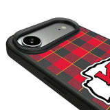 Kansas City Chiefs Plaid MagSafe Compatible Phone Case for Apple iPhone