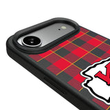 Kansas City Chiefs Plaid MagSafe Compatible Phone Case for Apple iPhone