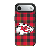 Kansas City Chiefs Plaid MagSafe Compatible Phone Case for Apple iPhone