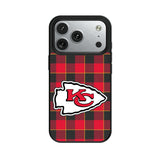 Kansas City Chiefs Plaid MagSafe Compatible Phone Case for Apple iPhone