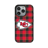 Kansas City Chiefs Plaid MagSafe Compatible Phone Case for Apple iPhone