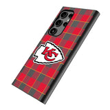 Kansas City Chiefs Plaid MagSafe Compatible Phone Case for Samsung Galaxy