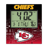 Kansas City Chiefs Quadtile Wall Clock