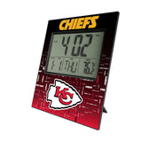 Kansas City Chiefs Quadtile Wall Clock