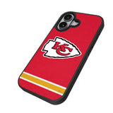 Kansas City Chiefs Stripe Bump Phone Case for Apple iPhone